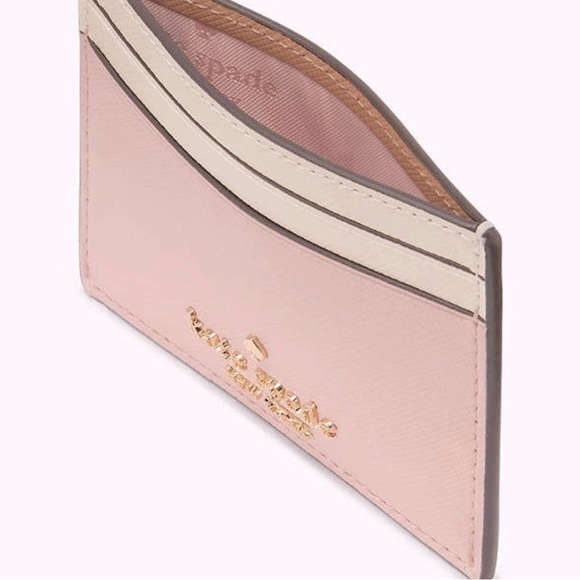 Kate Spade Pink and Cream Card Holder - Picture 2 of 3